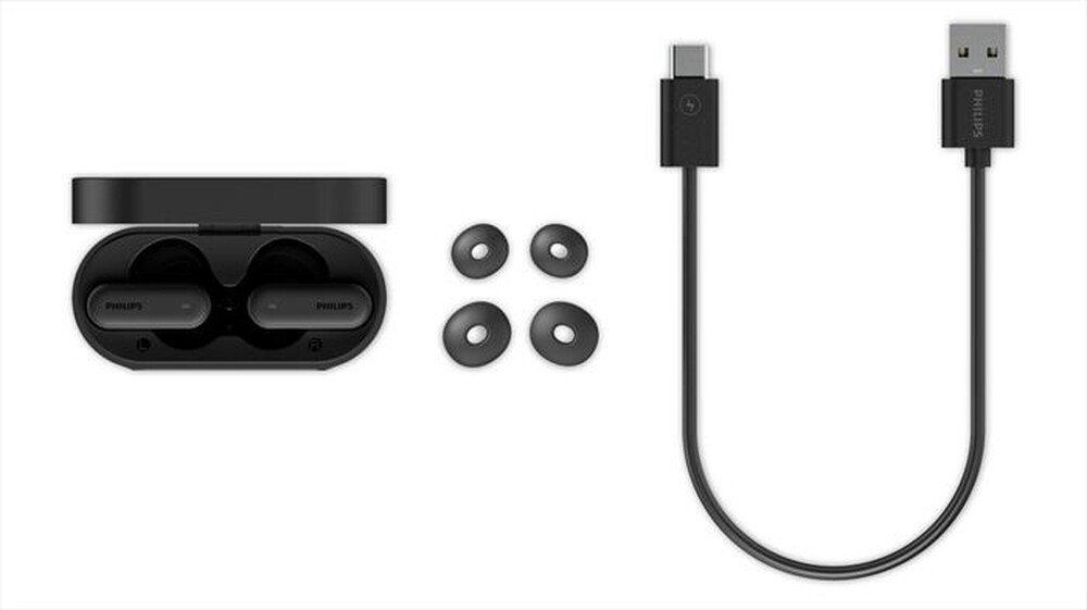 Immagine del prodotto PHILIPS - Auricolari True Wireless TAT6000BK/00-Black