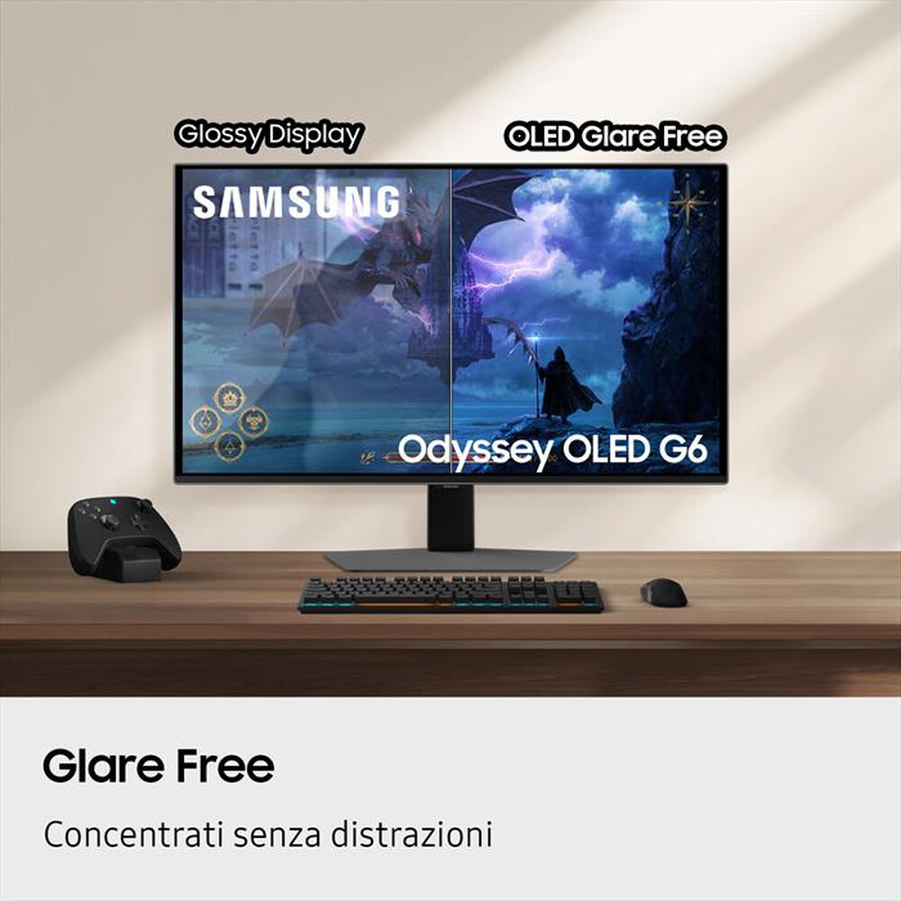 Immagine del prodotto SAMSUNG - Monitor OLED 27" ODYSSEY G6 - G60SF
