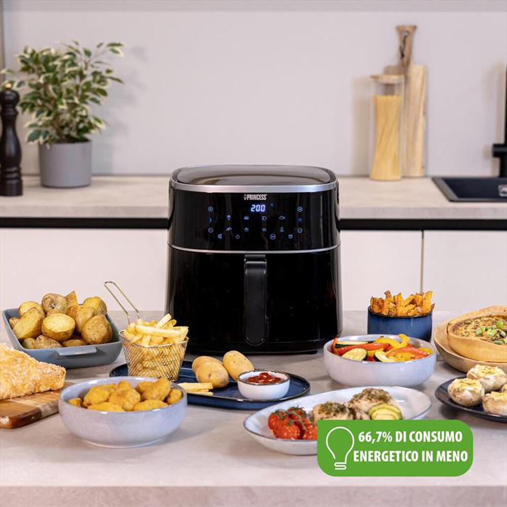 Immagine del prodotto PRINCESS - Friggitrice ad aria AEROFRYER DIGITALE 6 LITRI-NERO / PLASTICA