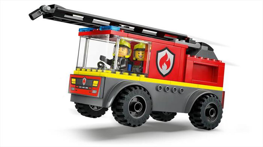 "LEGO - CITY Autopompa con scala - 60643-Multicolore"