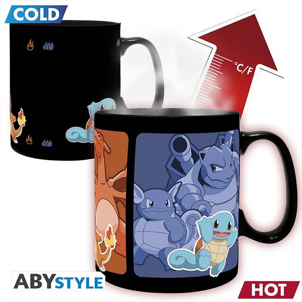 "ABYSSE - POKEMON - TAZZA TERMOSENSIBILE- 460ML - EVOLVE-multicolore"
