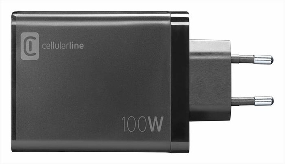 Immagine del prodotto CELLULARLINE - Caricatore da rete ACHUSBGAN4WAL100WK-Nero