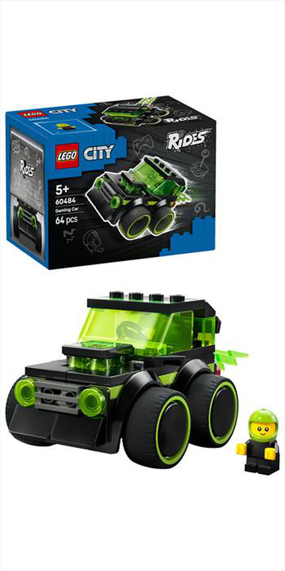 Immagine del prodotto LEGO - CITY Veicoli &ndash; Auto da corsa da gioco - 60484
