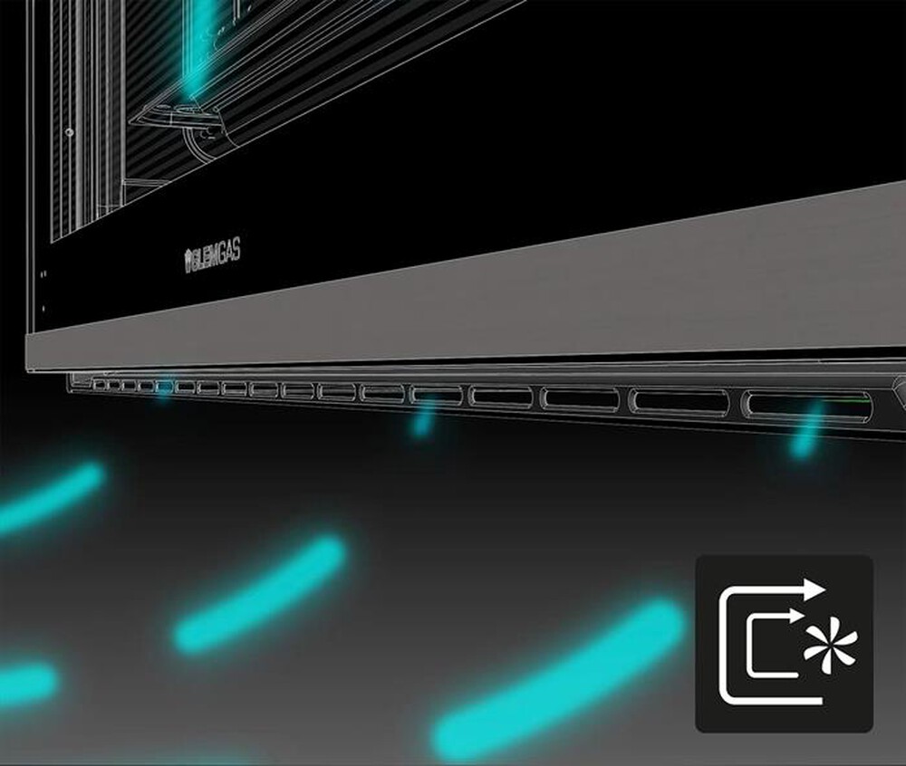 Immagine del prodotto GLEM GAS - Cucina a gas SA66IX Classe A-Inox