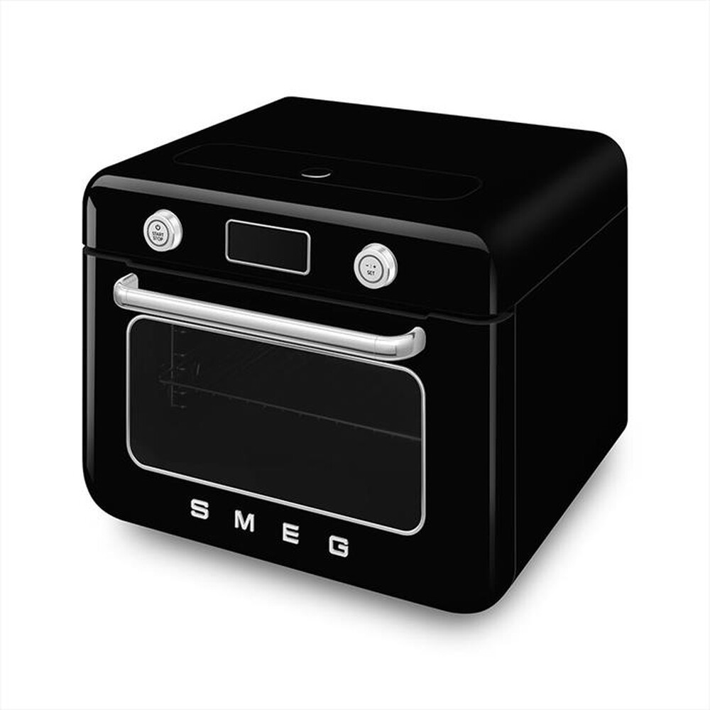 "SMEG - Forno combinato a vapore da appoggio COF01BLEU-Nero"