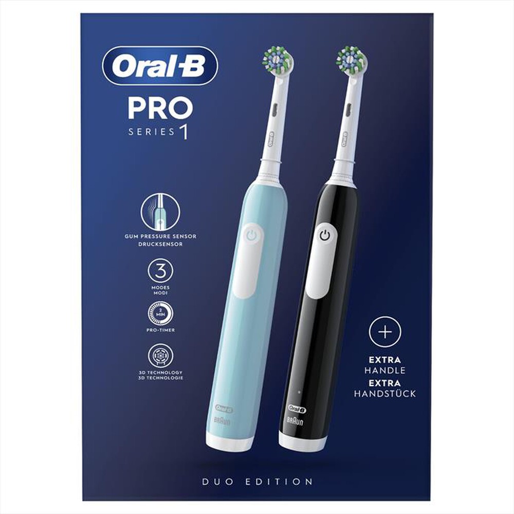 "ORAL-B - Spazzolino elettrico PRO SERIES 1-Blu e Nero"
