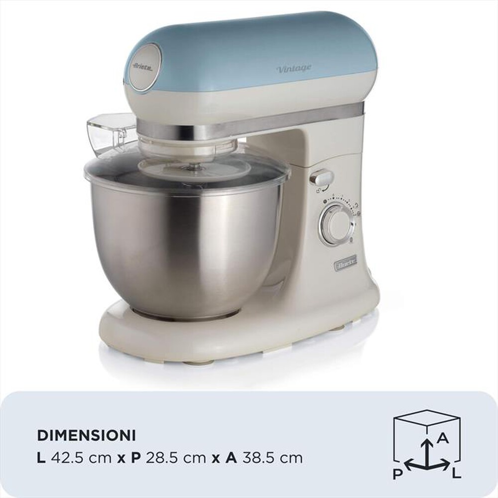 Immagine del prodotto ARIETE - 1588 Vintage Impastatrice Planetaria 5,5L-celeste