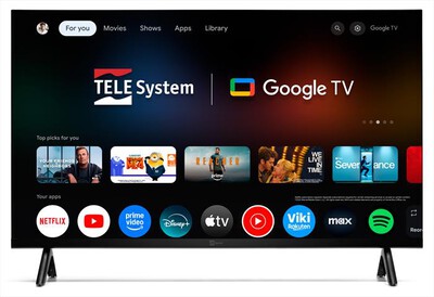 TELESYSTEM - TV LED HD READY 24" FL SMG15-BLACK
