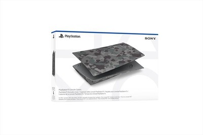 SONY COMPUTER - COVER PS5 STANDARD-Grey Camouflage
