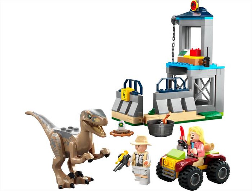 "LEGO - JURRASIC WORLD La fuga del Velociraptor - 76957-Multicolore"