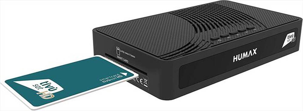 "HUMAX - Decoder digitale HD-3601S2 + SCHEDA TIVUSAT-Nero"