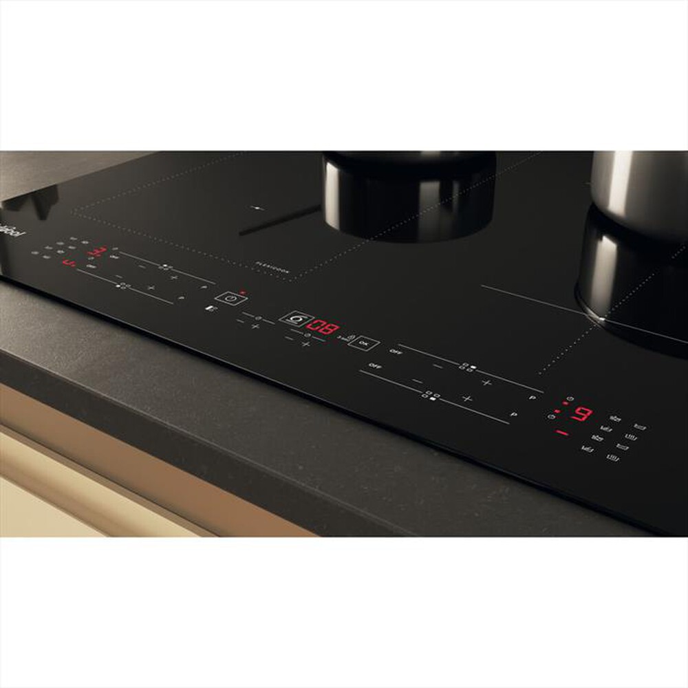Immagine del prodotto WHIRLPOOL - Piano induzione CLEANPROTECT WL B4060 CPNE 59 cm-Nero