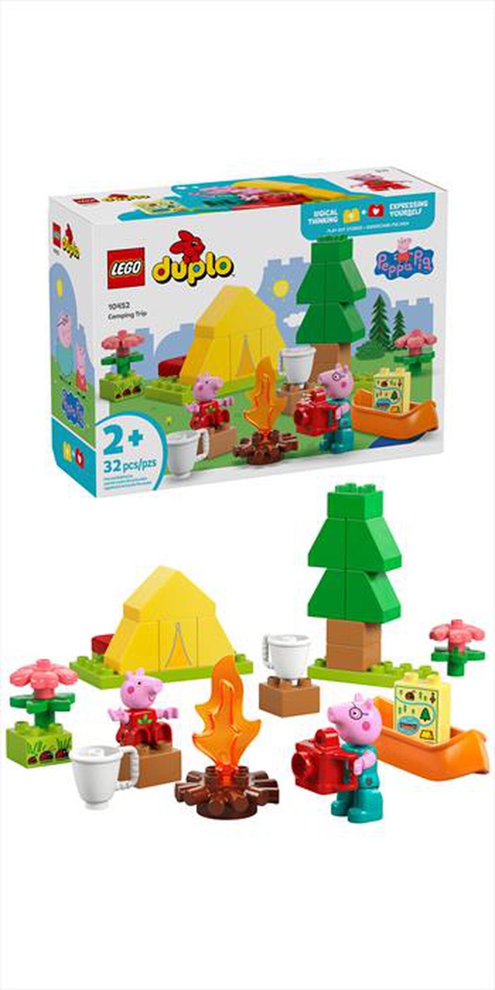 Immagine del prodotto LEGO - DUPLO Peppa Pig Gita in campeggio 10452
