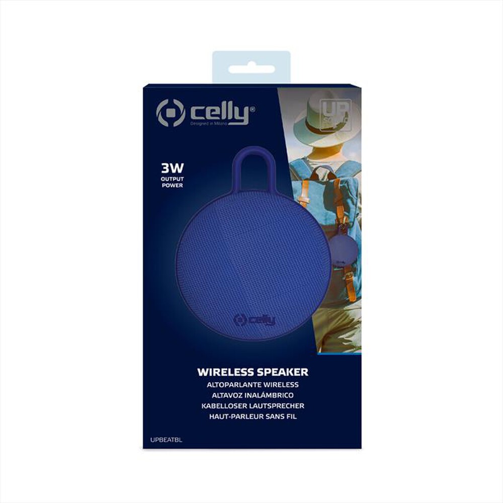 "CELLY - UPBEATBL - WIRELESS UPBEAT SPEAKER-BLU/PLASTICA"