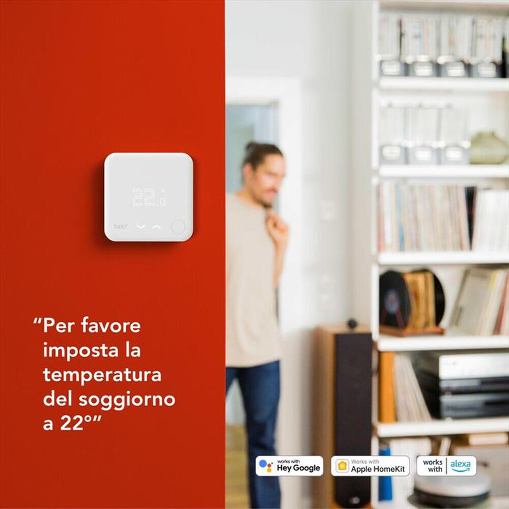 "TADO - TERMOSTATO SMART KIT V3+ E 1 VALVOLA BASIC-Bianco"