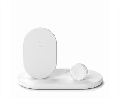 BELKIN - SUPPORTO WIRELESS 3 IN 1 - STAND + WATCH + AIRPODS-Nero