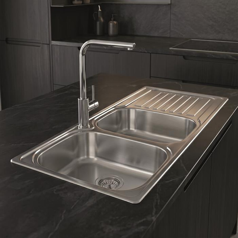 Immagine del prodotto GLEM GAS - Lavello 2 vasche EUR162SX-Inox