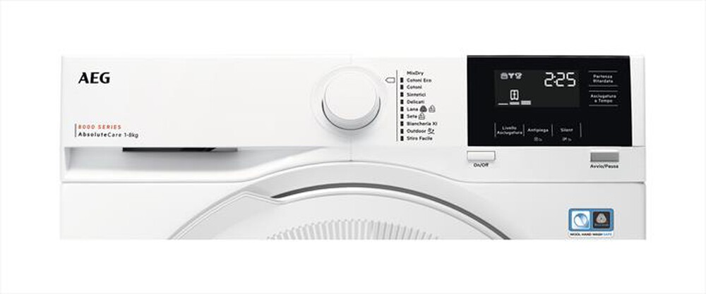 Immagine del prodotto AEG - Asciugatrice TR8G82OW 8 Kg Classe A++-Bianco