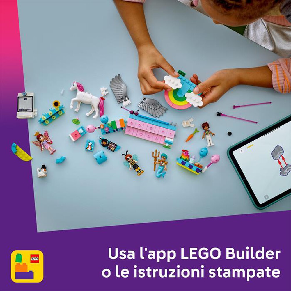 "LEGO - PARTY IN COSTUME CON UNICORNO E FATINA-,"