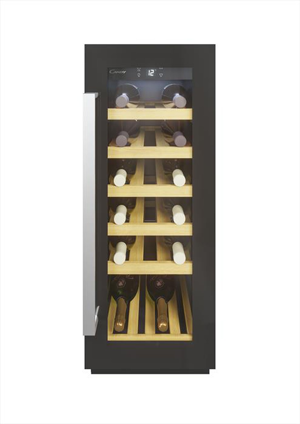 "CANDY - Cantinetta CCVB 30/1 Classe F 20 bottiglie-Nero"