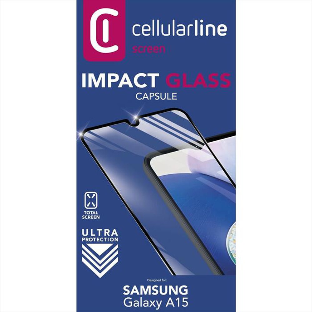 Immagine del prodotto CELLULARLINE - Vetro temperato TEMPGCABGALA15K per Galaxy A15-Trasparente