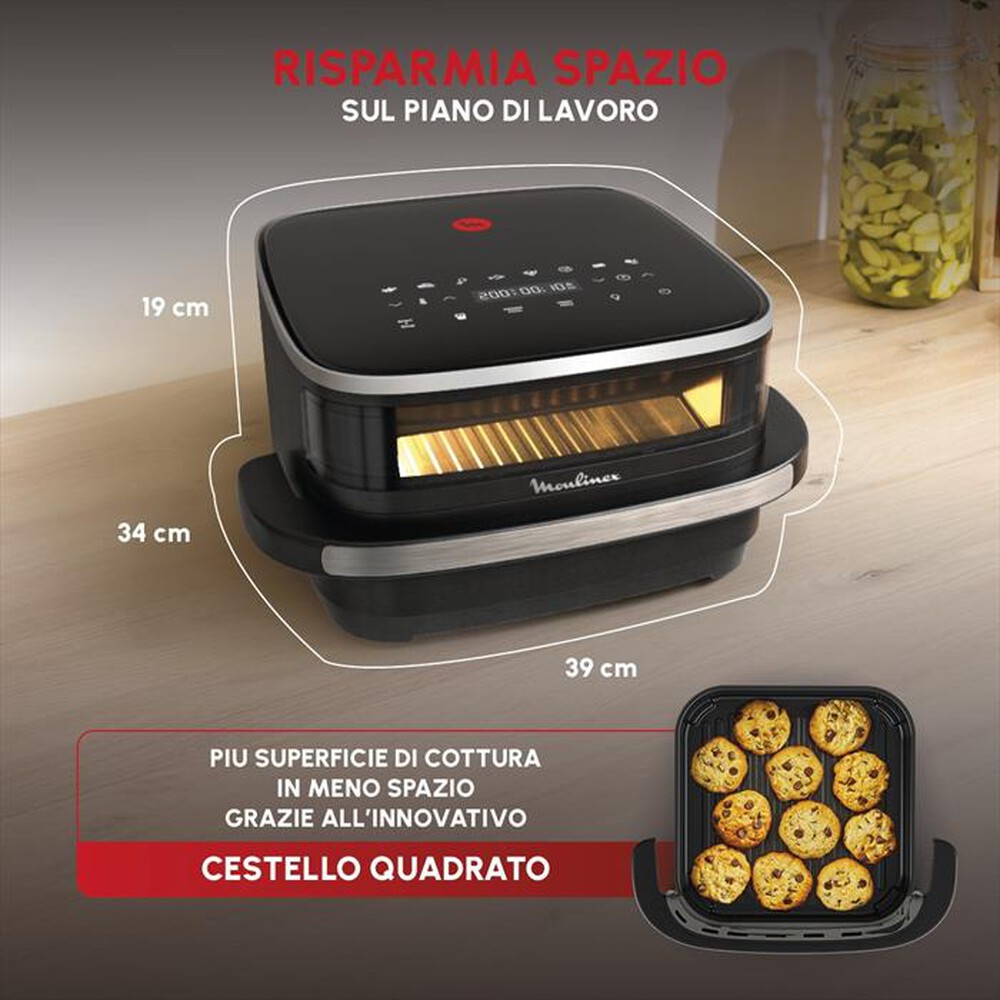 Immagine del prodotto MOULINEX - Friggitrice ad aria Easy Fry XL Surface AL402HF0-Nero