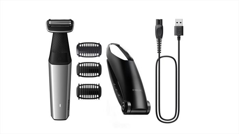 "PHILIPS - Rasoio BG5021/15-Nero/Inox"