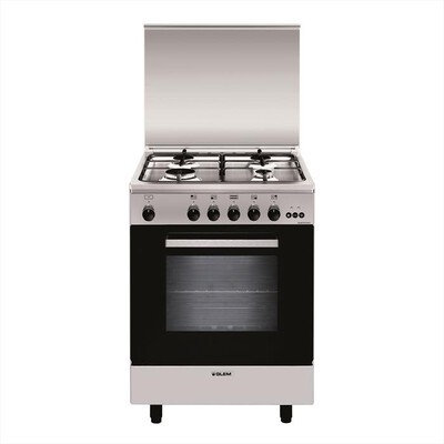 GLEM GAS - Cucina a gas A554VI Classe A-Inox