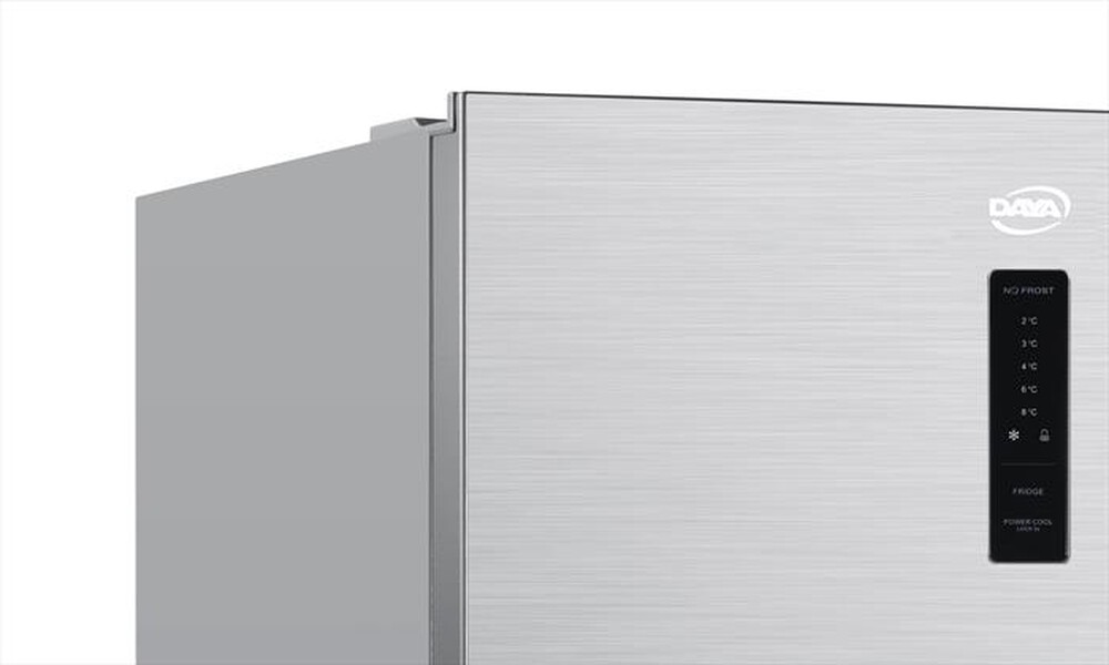 "DAYA - Frigorifero 2 porte DDP-640DNV4XF0 Classe F-Inox"