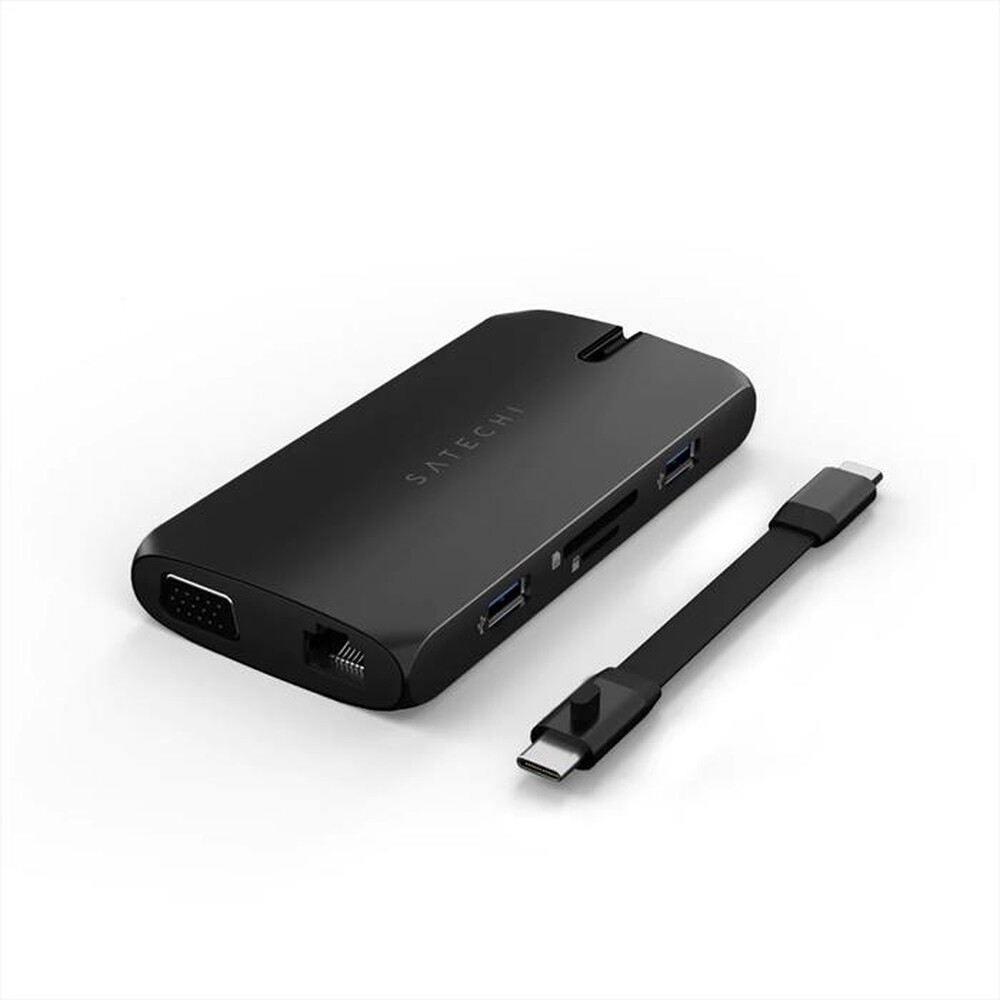 "SATECHI - USB-C ON-THE-GO MULTIPORT ADAPTER-nero"