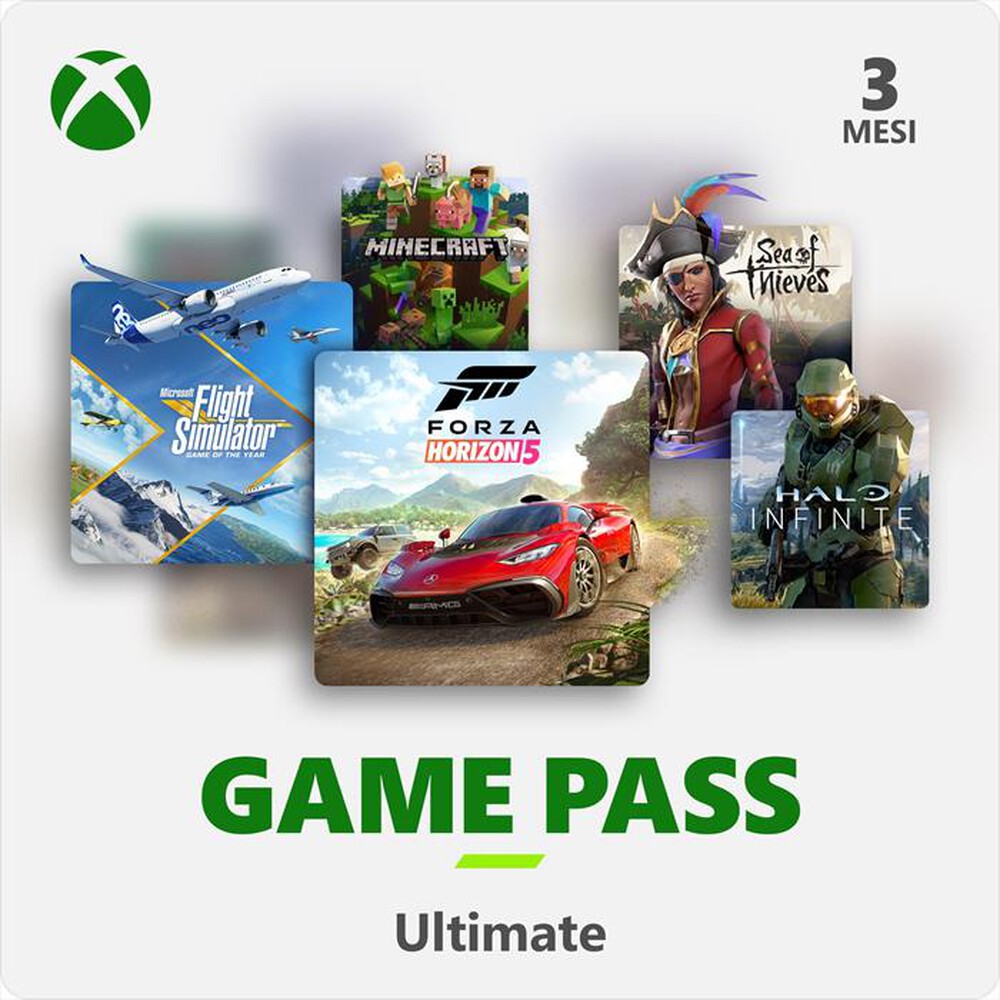 Immagine del prodotto MICROSOFT - Xbox Ultimate Game Pass 3 mesi
