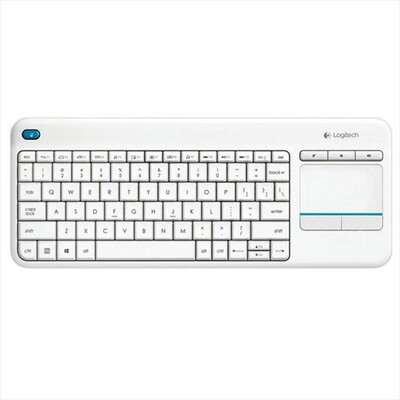 LOGITECH - WIRELESS TOUCH K400 PLUS-Bianco