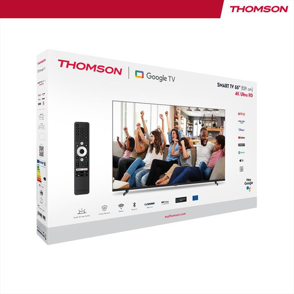 "THOMSON - Smart TV Q-LED UHD 4K 50\" 50QA7S13-Nero"
