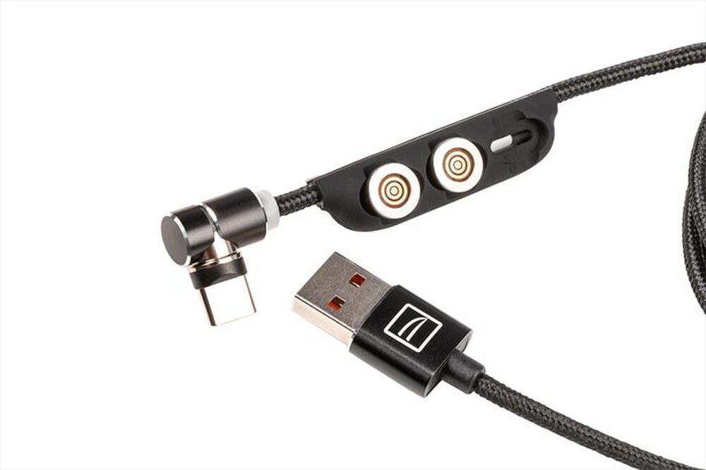 "TUCANO - MULTI USB MAGNETIC CHARGING 3-IN-1 CABLE-Nero"