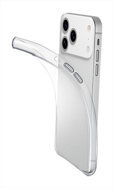 CELLULARLINE - Cover in gomma morbida FINE per IPHONE 17 PRO MAX-Trasparente