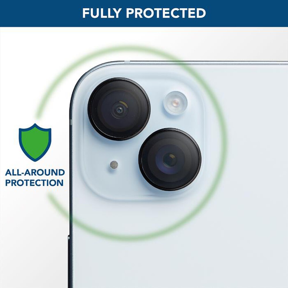 Immagine del prodotto CELLULARLINE - CAMERA LENS RING - IPHONE 15 / 15 PLUS-Transparent