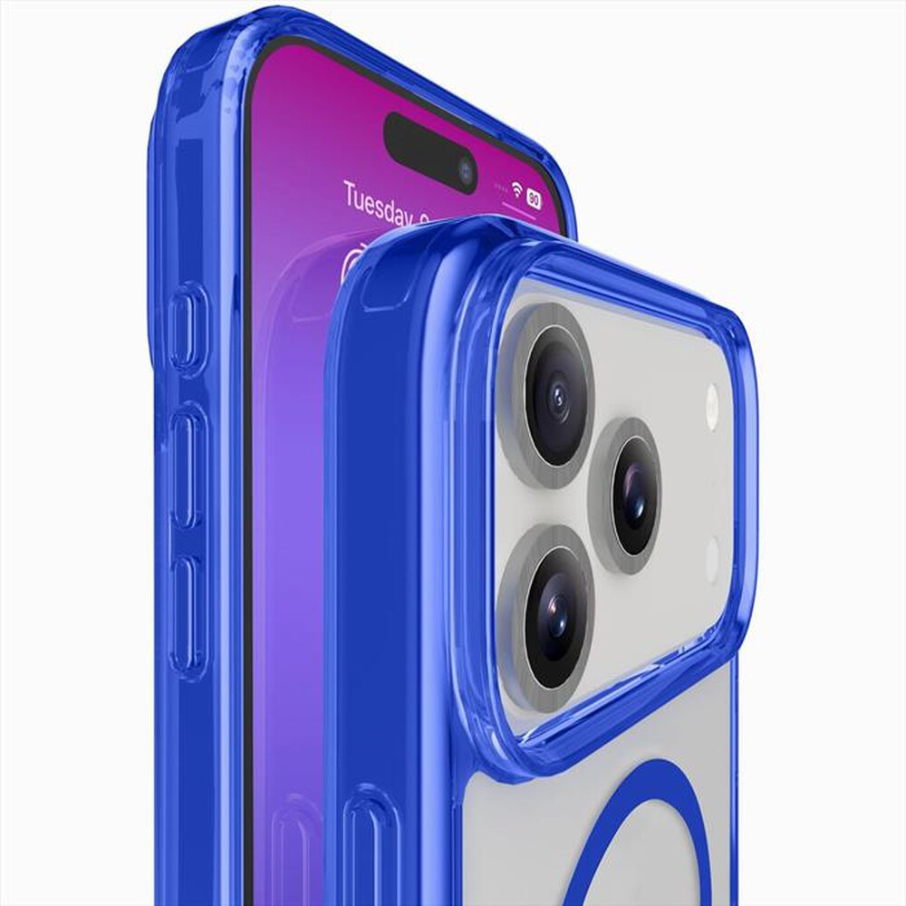 Immagine del prodotto CELLULARLINE - Custodia ICONIC MAG per IPHONE 17 PRO-Blu, Trasparente