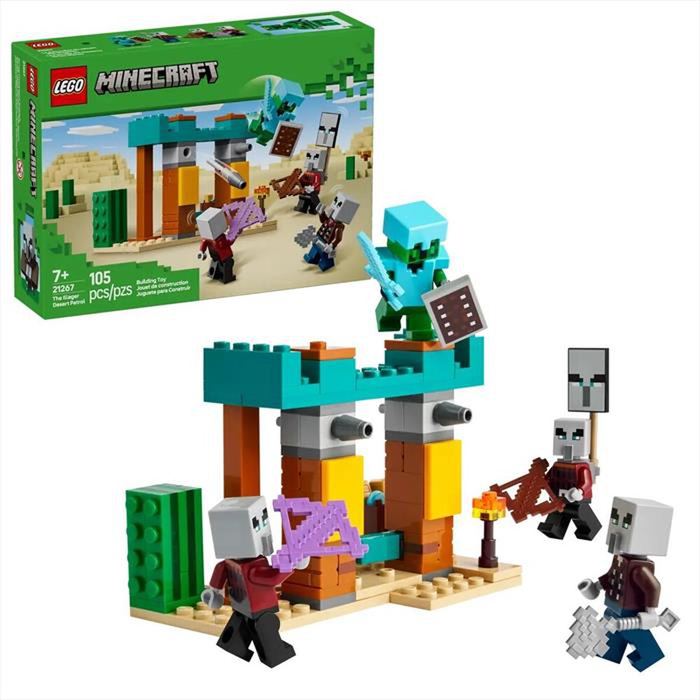 "LEGO - MINECRAFT Pattuglia nel deserto della bestia 21267-Multicolore"