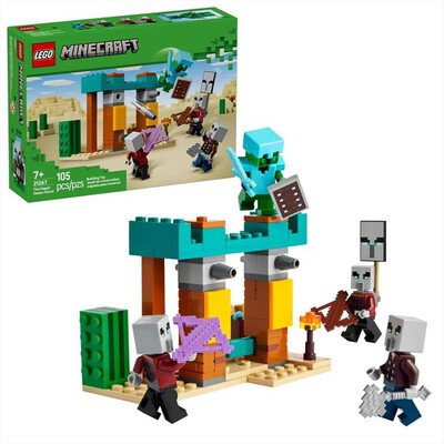 LEGO - MINECRAFT Pattuglia nel deserto della bestia 21267-Multicolore