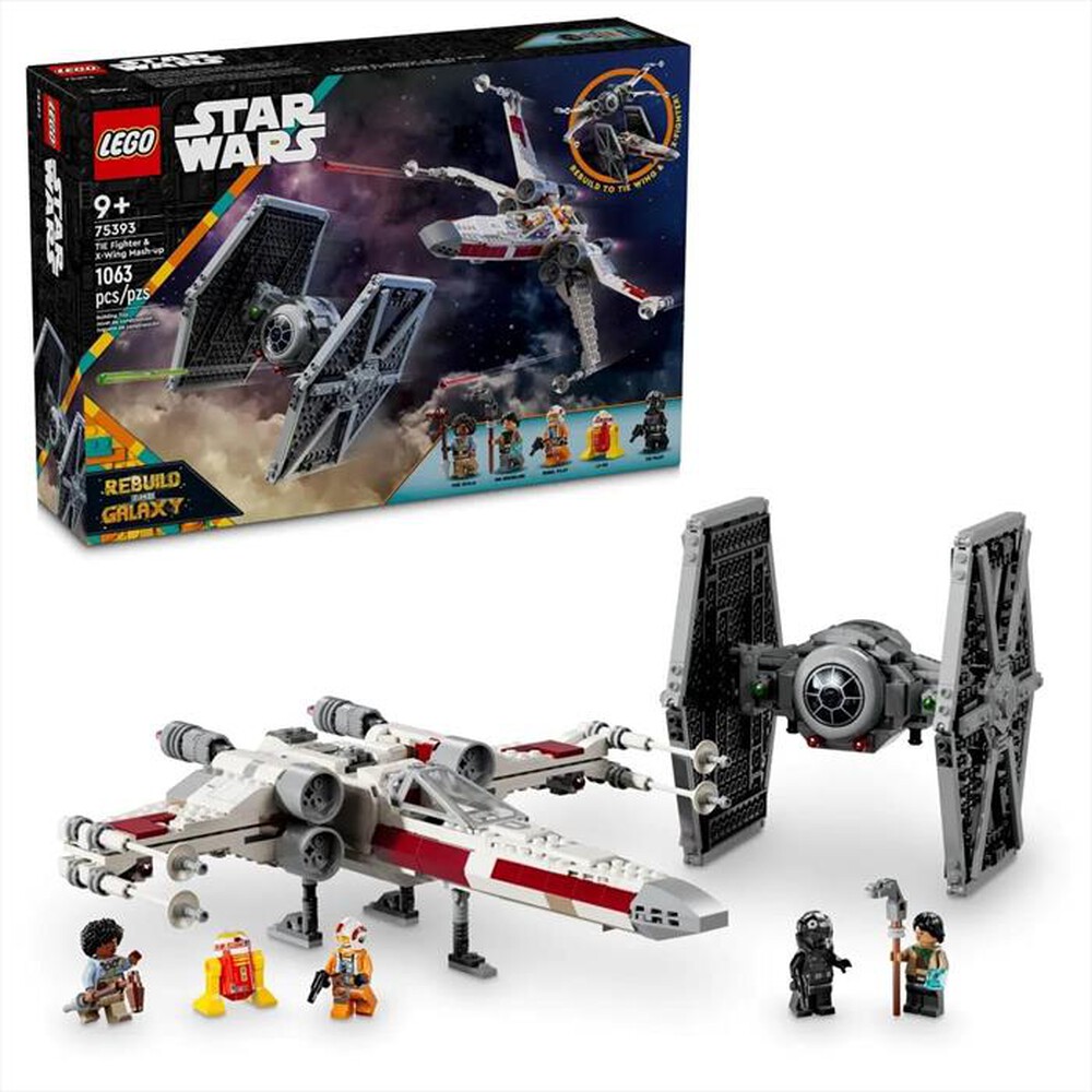 "LEGO - Mash-up TIE Fighter e X-Wing - 75393-Multicolore"
