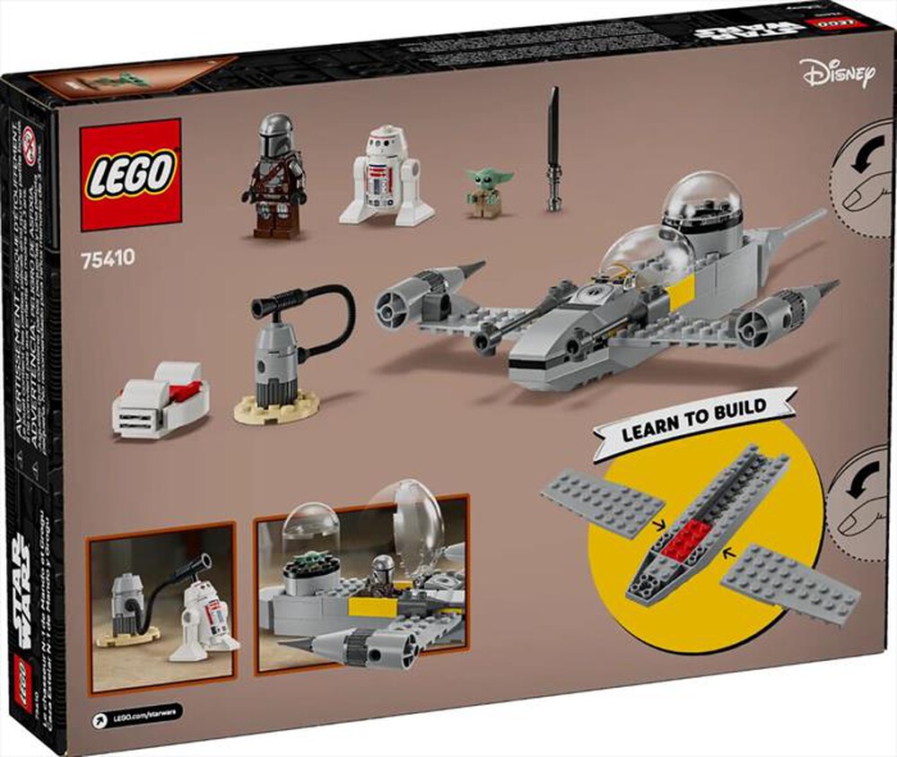 "LEGO - STAR WARS N-1 Starfighter di Mando e Grogu - 75410-Multicolore"