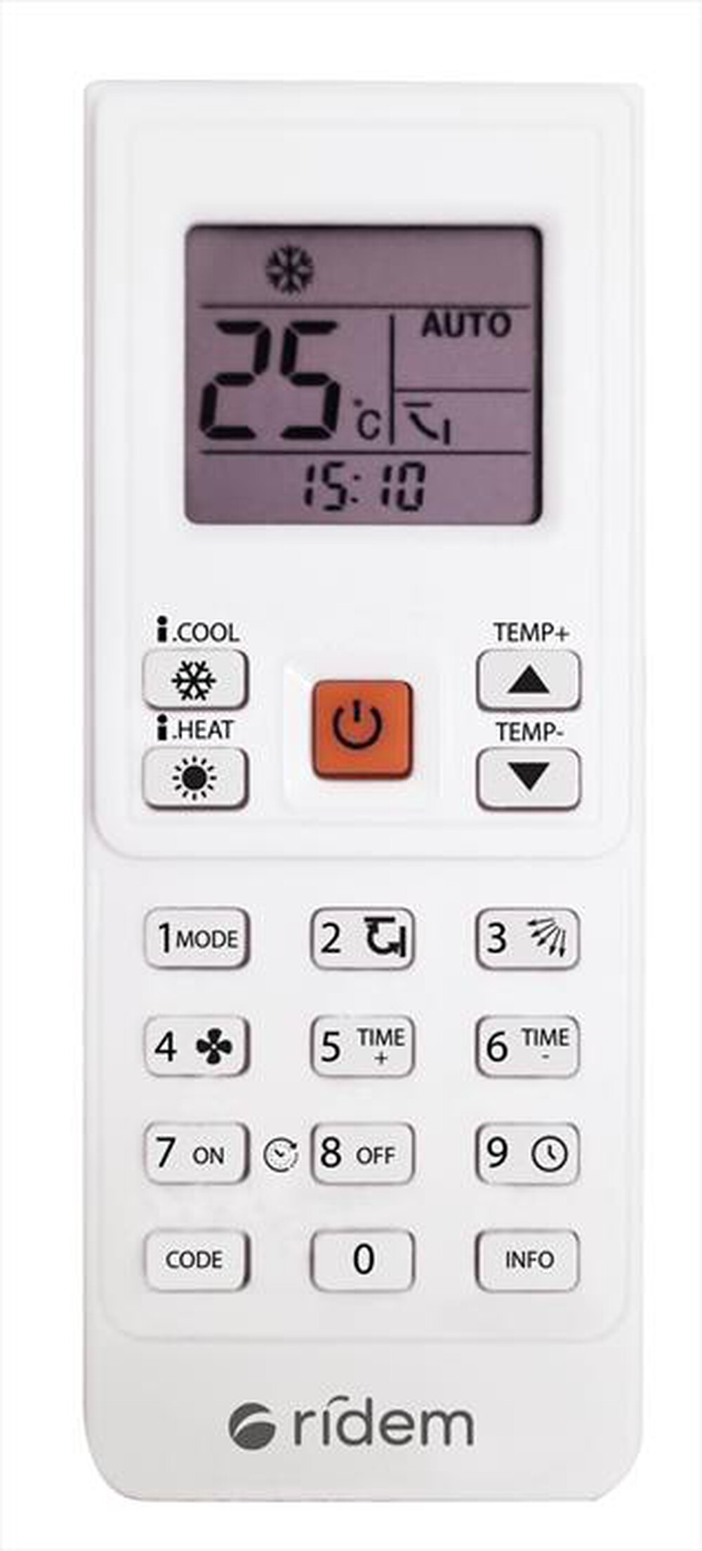 Immagine del prodotto RIDEM - Telecomando CRC UNW1-Bianco