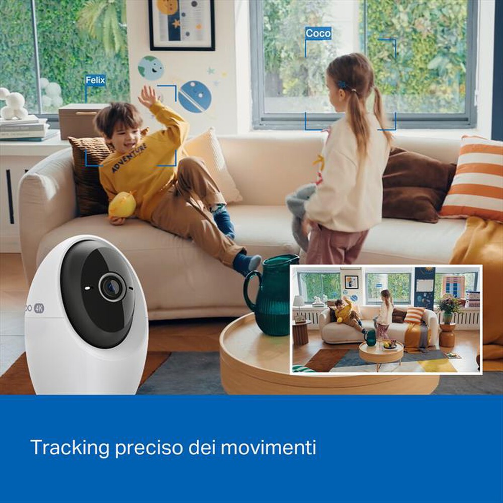 Immagine del prodotto TP-LINK - TAPOC260 TELECAMERA WI-FI PAN/TILT  INTERNA 4K 8MP-bianco
