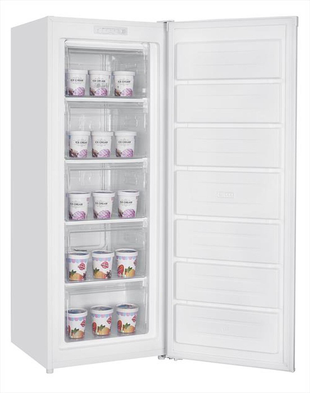 "TECHLIFE - Congelatore verticale TFCV211 Classe E 168 lt-Bianco"