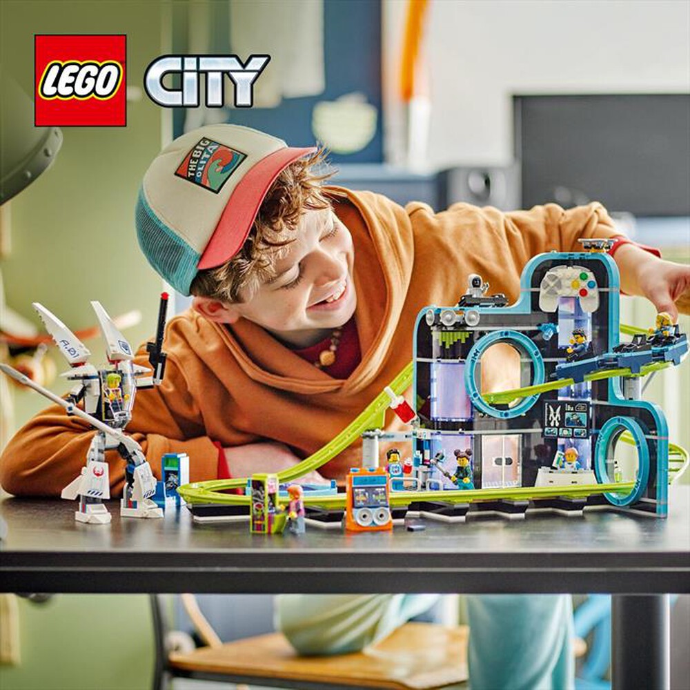 Immagine del prodotto LEGO - MY CITY Montagne russe di Robot World 60421
