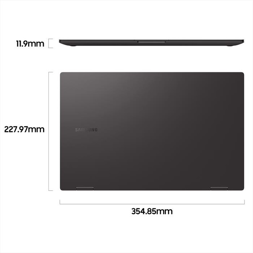Immagine del prodotto SAMSUNG - GALAXY BOOK2 PRO 360-Graphite