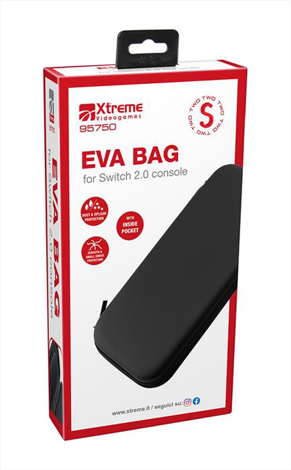 Immagine del prodotto XTREME - BORSETTA RIGIDA PER SWITCH 2 95750-Nero