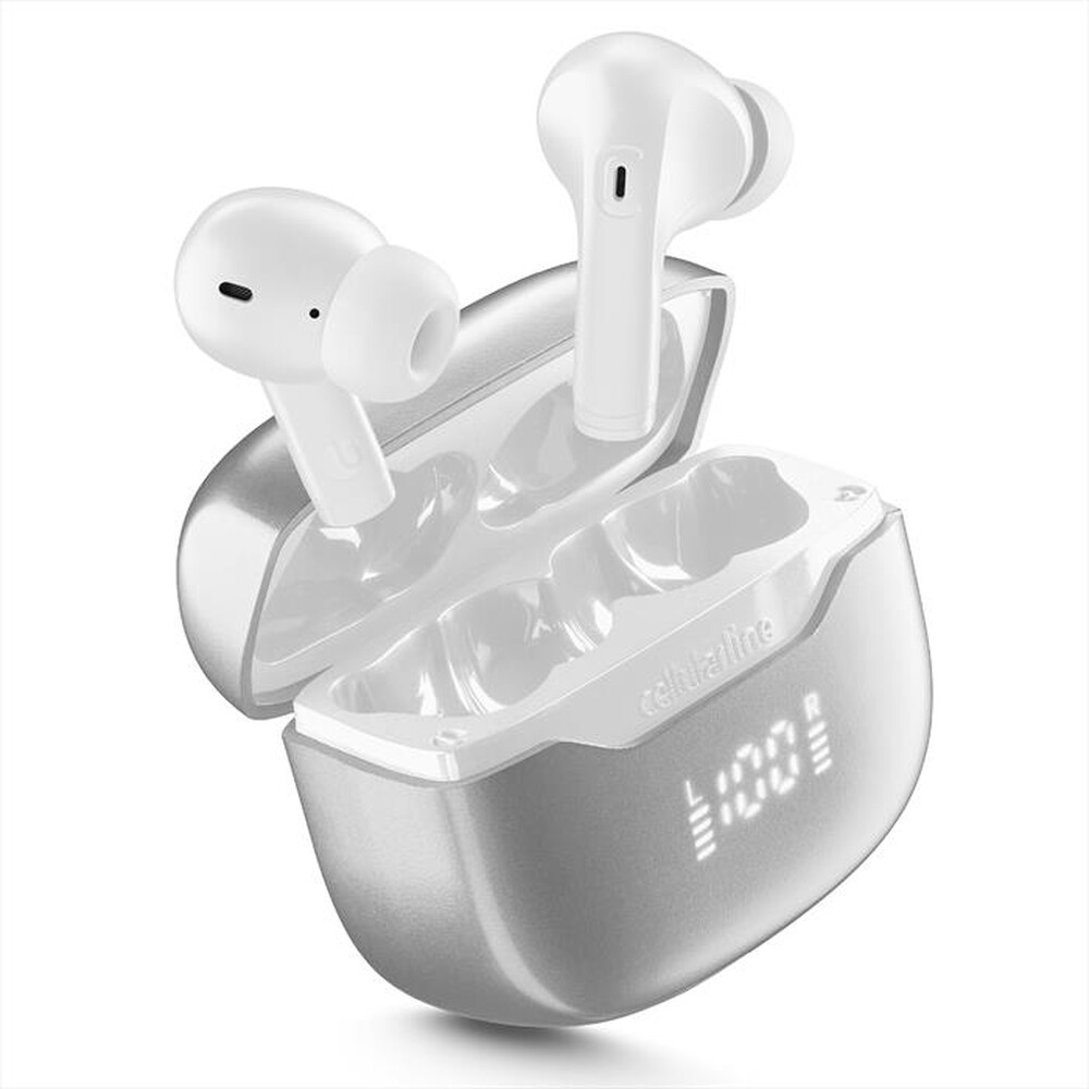 Immagine del prodotto CELLULARLINE - Auricolare bluetooth BTKEYPROTWSW-Bianco