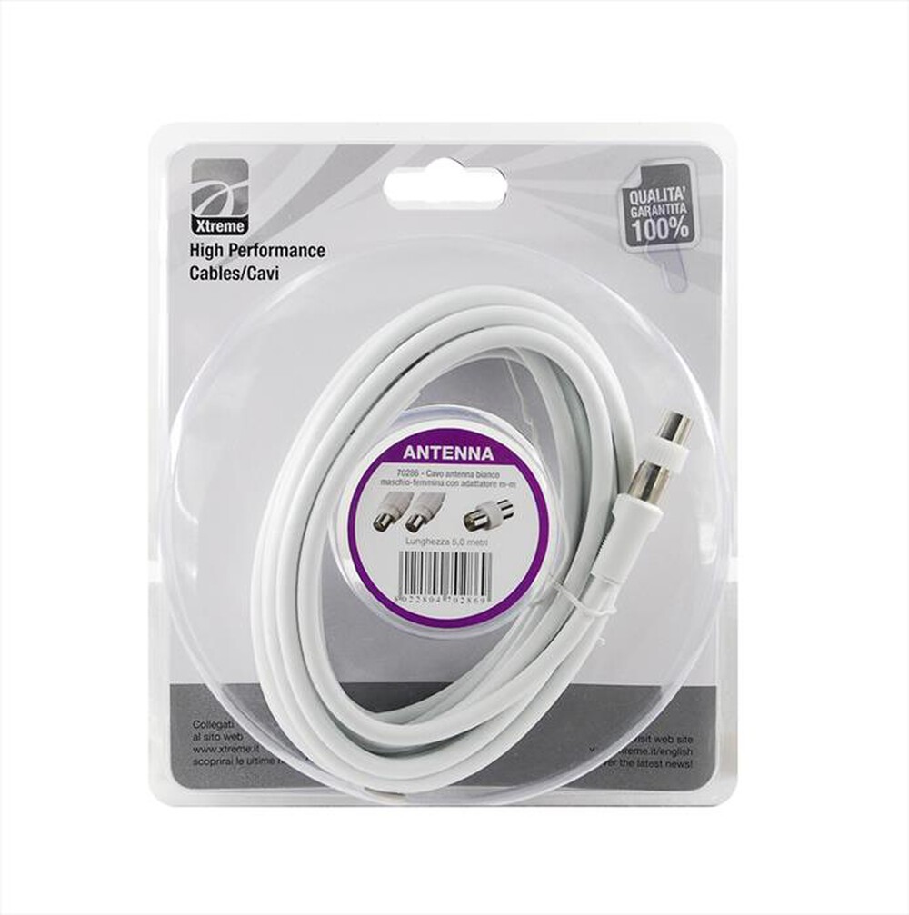 XTREME - CAVO ANTENNA-BIANCO
