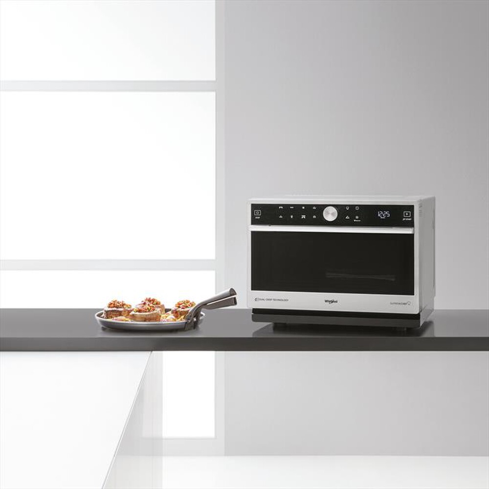 "WHIRLPOOL - Forno microonde MWSC 9133 SX-Nero, Acciaio inossidabile"